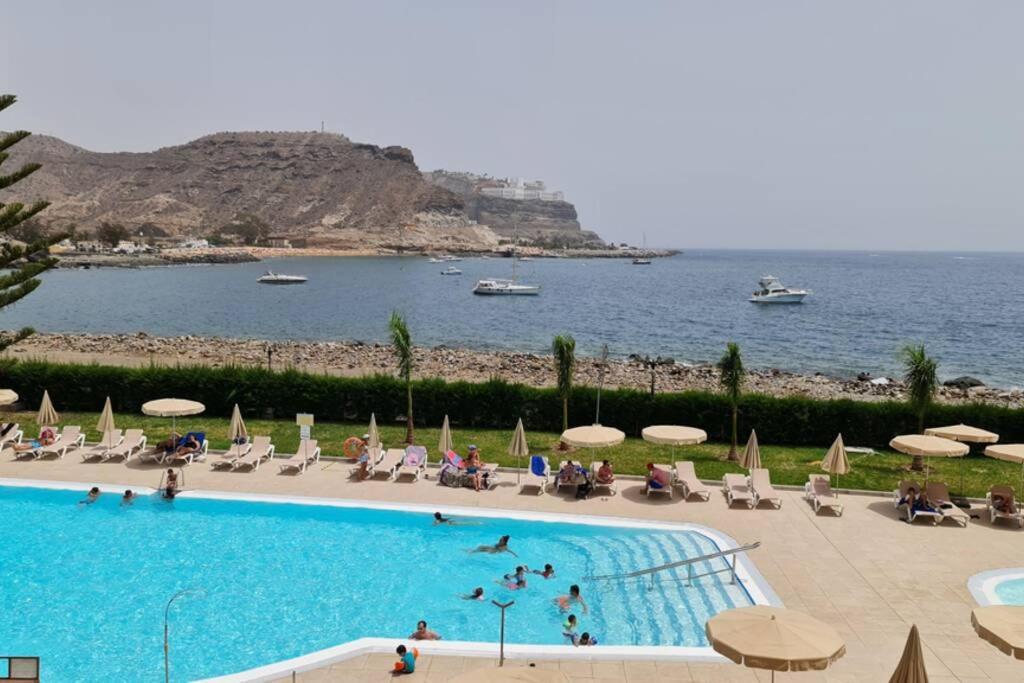 Oceanfront Deluxe-45M,Heated Pools,2Aircondition, 2Tv-65",Dishwasher,600Mb,Lift,Amadores View ! プラヤ・デル・クーラ エクステリア 写真