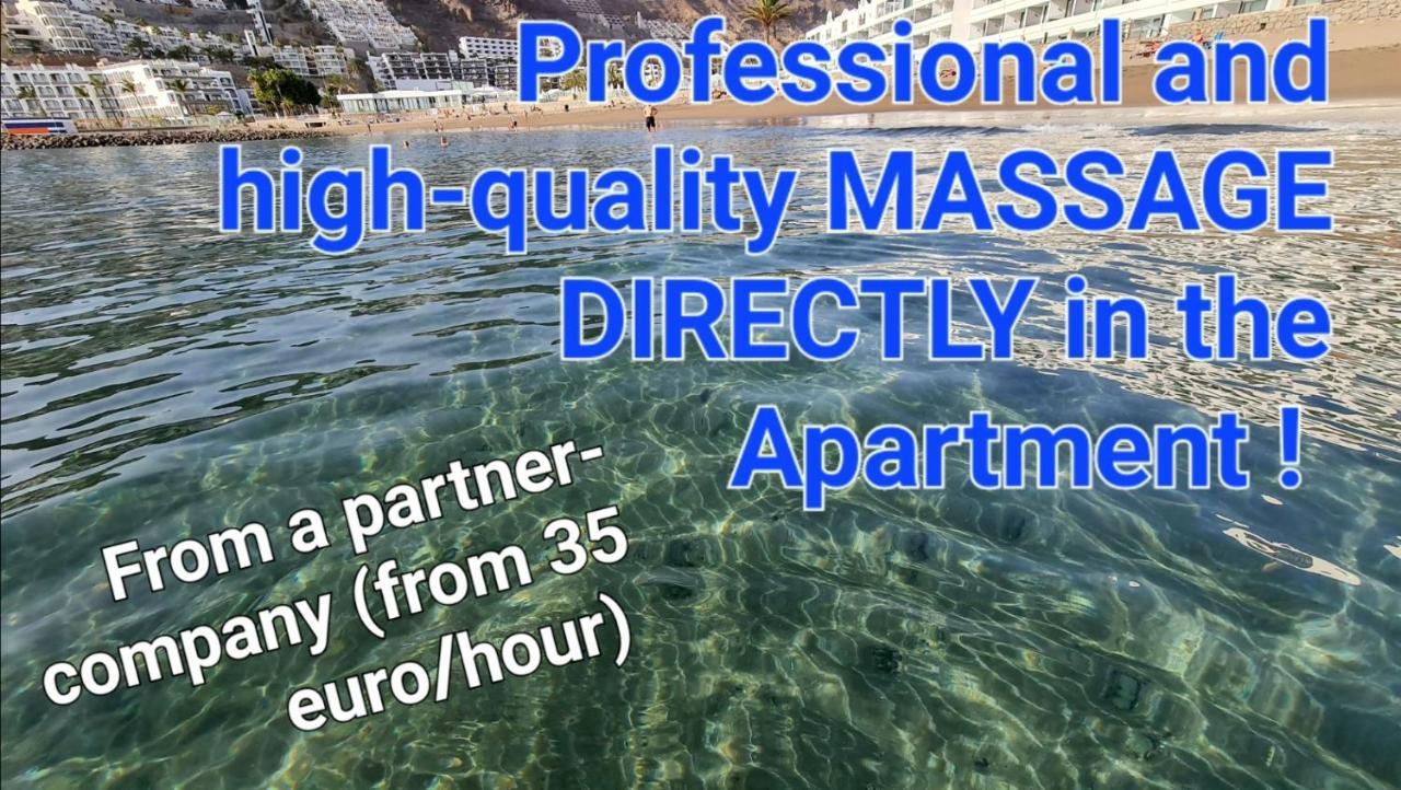 Oceanfront Deluxe-45M,Heated Pools,2Aircondition, 2Tv-65",Dishwasher,600Mb,Lift,Amadores View ! プラヤ・デル・クーラ エクステリア 写真